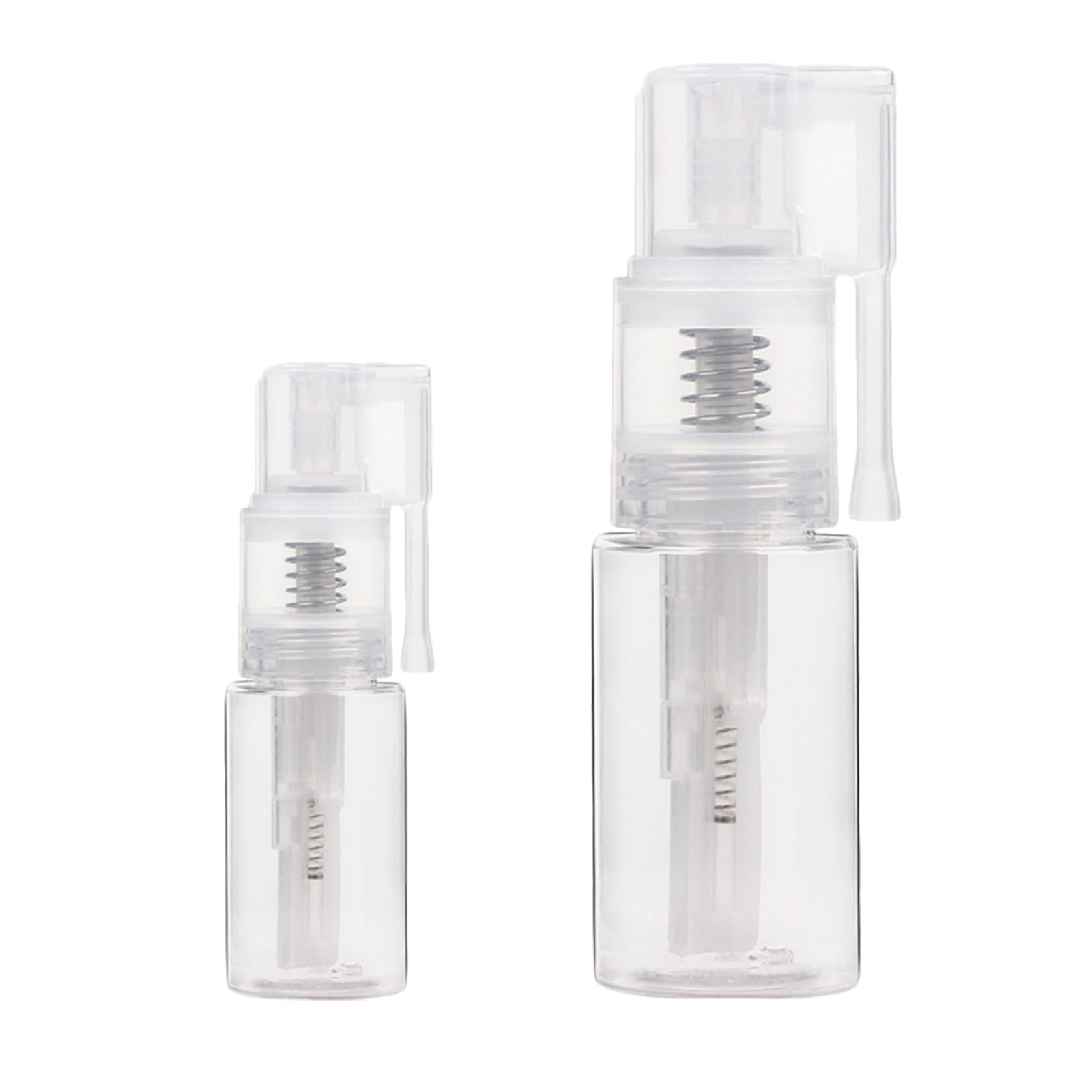 Amosfun 2Pcs Fine Mister Nasal Spray Bottles Refillable Empty Bottles for Water Perfume and Liquid Cosmetics Convenient for Travel and Indoor Use