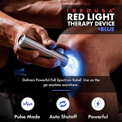 iREDUSA-Clinical-Grade-Red-Light-Therapy-Device-with-Enhanced-Blue-Function-Combination-of-630nm-660nm-850nm-940nm-Red-and-Near-Infrared-Light-and-460nm-Blue-Light-Lightweight-and-Portable