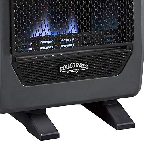 image for Bluegrass Living B20TNB-BB Vent Free Blue Flame Gas Space Heater with 