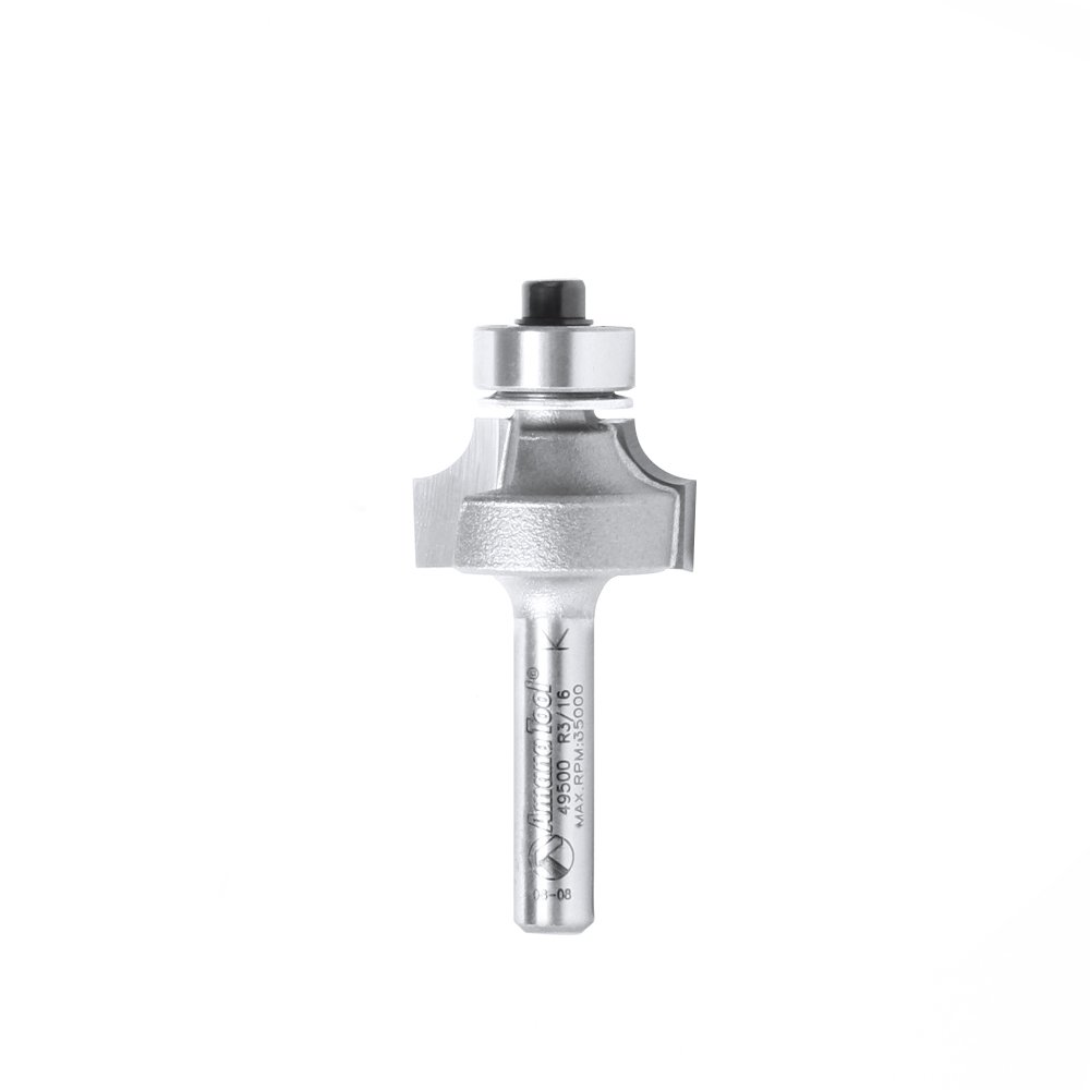 Fraise coin rond Amana Tool 49500 en carbure avec tige 1/4