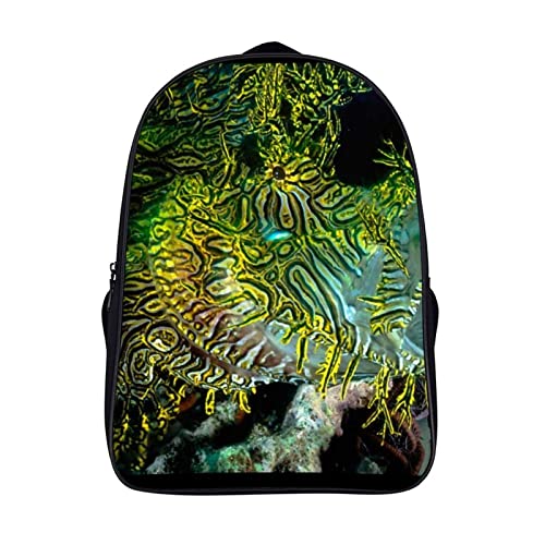 Sac à dos scolaire pour garçons cherchant un cartable original motif poisson 3D