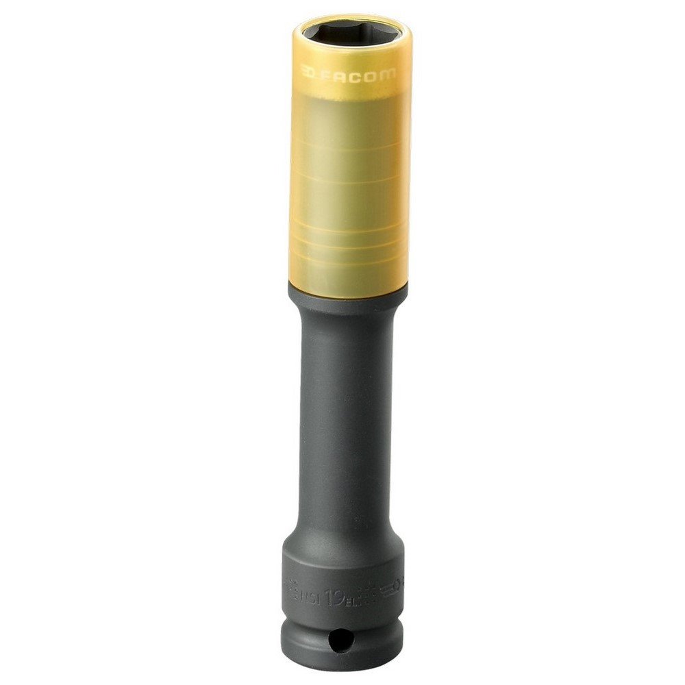 Facom 1/2" Long Reach Reinforced Impact Socket for Alloy Wheels Metric 1/2" 19mm