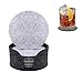 10 Piezas Posavasos de Fieltro Redondos Protección de Mesa Coasters Antideslizante Resistente Al Calor para Cristal, Bebidas frías y Calientes, Café, Vasos, Tazas