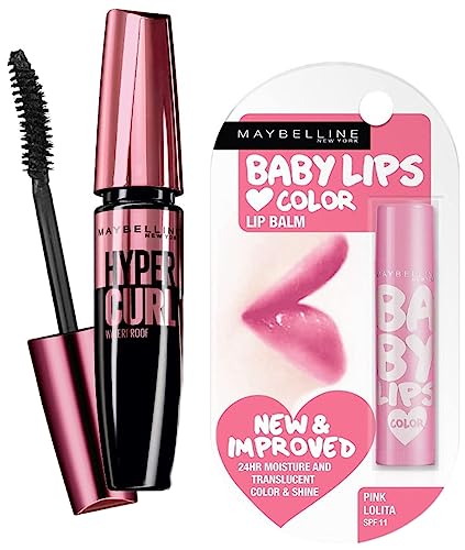 Image of Maybelline New York Baby Lips Lip Balm & Maybelline New York Mascara