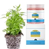 Mimoqk Polvo Nutritivo para Flores - Fertilizante Nutritivo Rápido para Plantas 100 g,Alimento Floral Estimulador de Enraizamiento - Exterior Macetas Orquídeas Bonsái Monstera Rosas Frutas Verduras