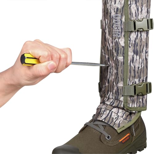 image for QOGIR Snake Gaiters for Hunting, Durable Snake Guards, Snake Gaiter Le