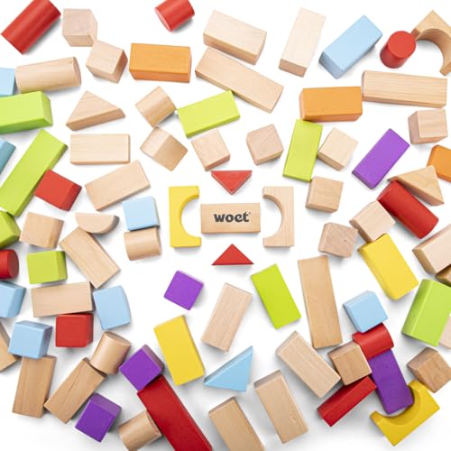 New Classic Toys Jeu Éducatif pour Enfants Baril de Cubes -3 years and up- Colorés - 100 pièces