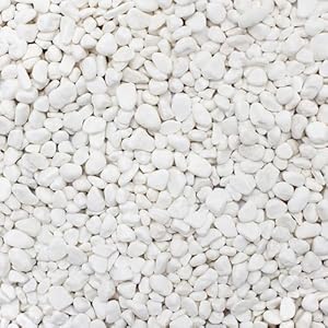 Copiel Weiße Kieselsteine Dekosteine 0.9-1.2cm