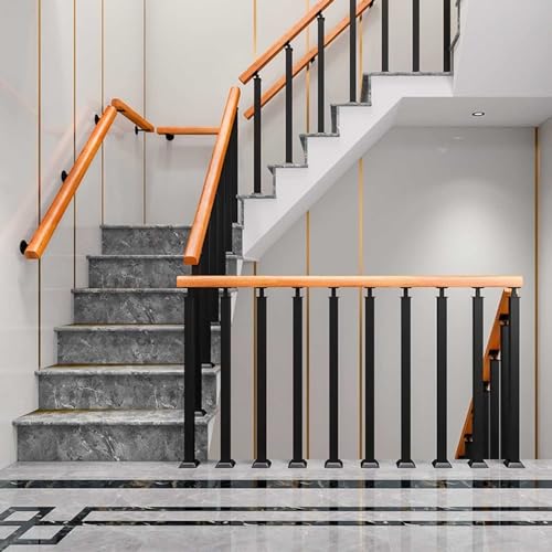 Rampe d escalier en metal avec tiges en fer pour securiser votre perron