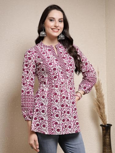 Image of Stylum Women's Floral Printed Cotton Top
