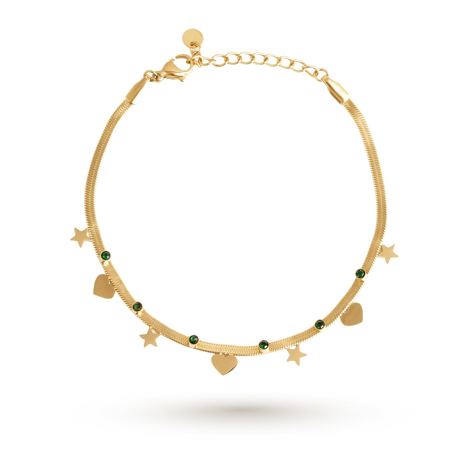 Palyful Star Heart Charm Bracelet for Women - Waterproof & Anti-Tarnish-image-40