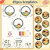 Renbuzhu 48PCS Summer Crafts: Paper Tropical Palm Tree Suncatchers DIY Kits, Window Stained Glass Effect Art Supplies for Hawaiian Luau Tiki Beach Party Favors #3