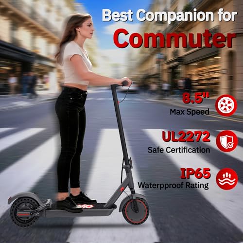 Qlaway 8.5'' Electric Scooter for Adults