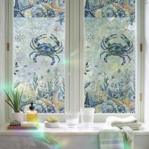 Película para ventana Rainbow estilo vitral 17.7x39.3 pulgadas miniatura 3