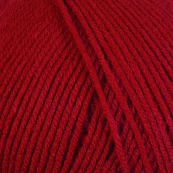 WoolCraft Acrylic Aran 400g Knitting & Crochet Yarn, Great Value 100% Acrylic Yarn, Choose from 25 Shades, 800 Metres, 400g Balls, Single Ball, Cardinal