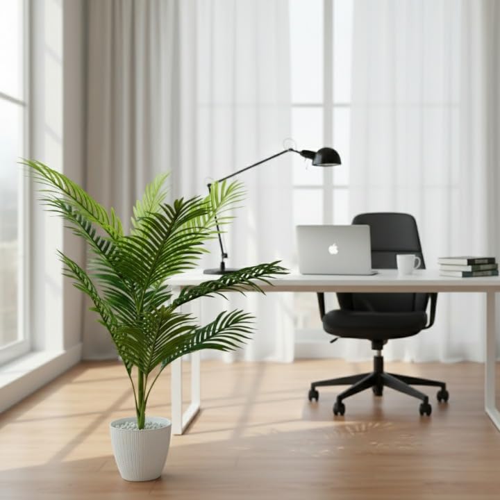 Image of Kayra Decor 3 Feet Artificial Palm Tree for Home Decor | Artificial Plants with Pot