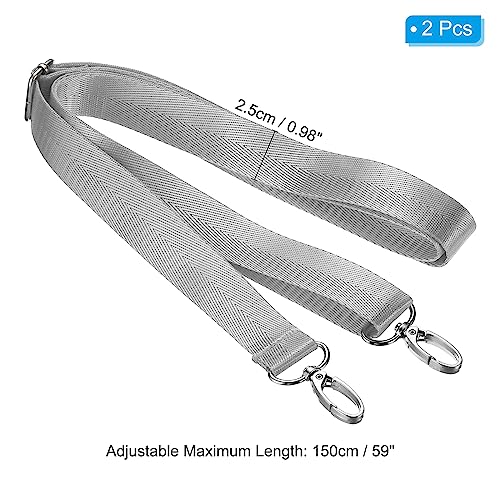 Image of PATIKIL Shoulder Strap, Nylon Adjustable Replacement Strap with Metal Swivel Hooks for Bag