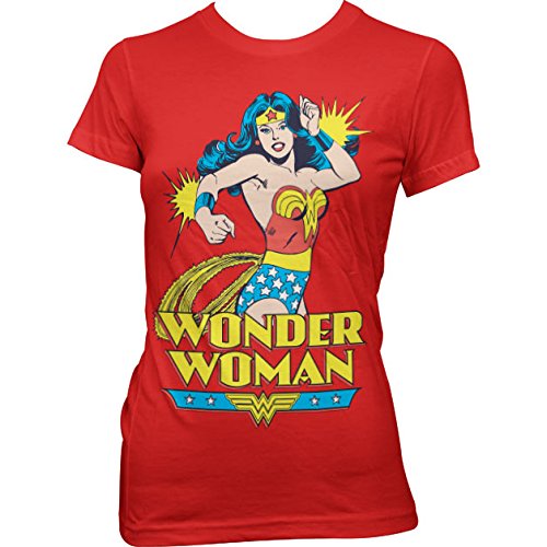 Wonder Woman Licenza Ufficiale Maglietta Donna