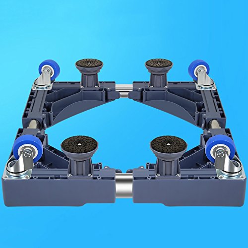 Preisvergleich Produktbild QFFL Tablett Einstellbare Stand Waschmaschine Basis / Geräte erhöhen Halterung / Kühlschrank Rack (2 Farben optional) Elektrische dedizierte Basis (Farbe : Gray, größe : D)