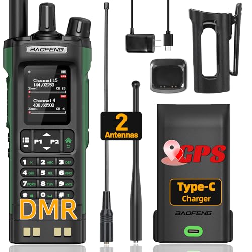 Ham Radio BAOFENG DM32 DMR Radio Handheld Rechargeable Walkie Talkies Long Range DM32UV 5RM Two Way