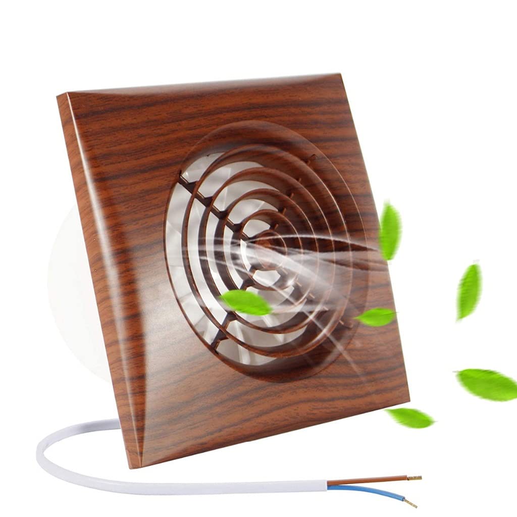 Ventilador extractor silencioso de 4 pulgadas, salida de ventilación para baño, cocina, ventilador de escape para ventana de techo montado en la pared, 10 W, 220 V (tamaño: 220 V) (cobre 220 V)