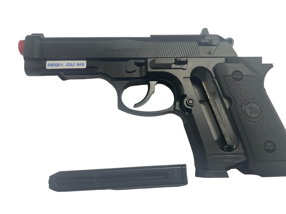 Pistola Softair 6mm, Replica Stile Militare, Potenza max 0.9 Joule"