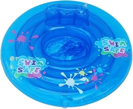 AREMAR Baby Safety Float with 3 Air Valves | Learning Float with Seat or Wheel for Pool and Beach | Inflatable Infant with Backrest Various Models
