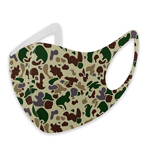 Mouth Masks for Dust Protection Anti Face Mask Washable Earloop Mask Camouflage Pattern