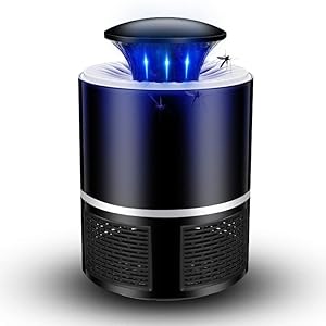 Muggendoderlamp NIEUWE Verkoop Upgraded Electronics Mosquito Killer Trap Moth Fly Wasp LED Nachtlamp Bug Insect Light Black Killing Pest Muggenverdelger Lamp (Color : Black USB)