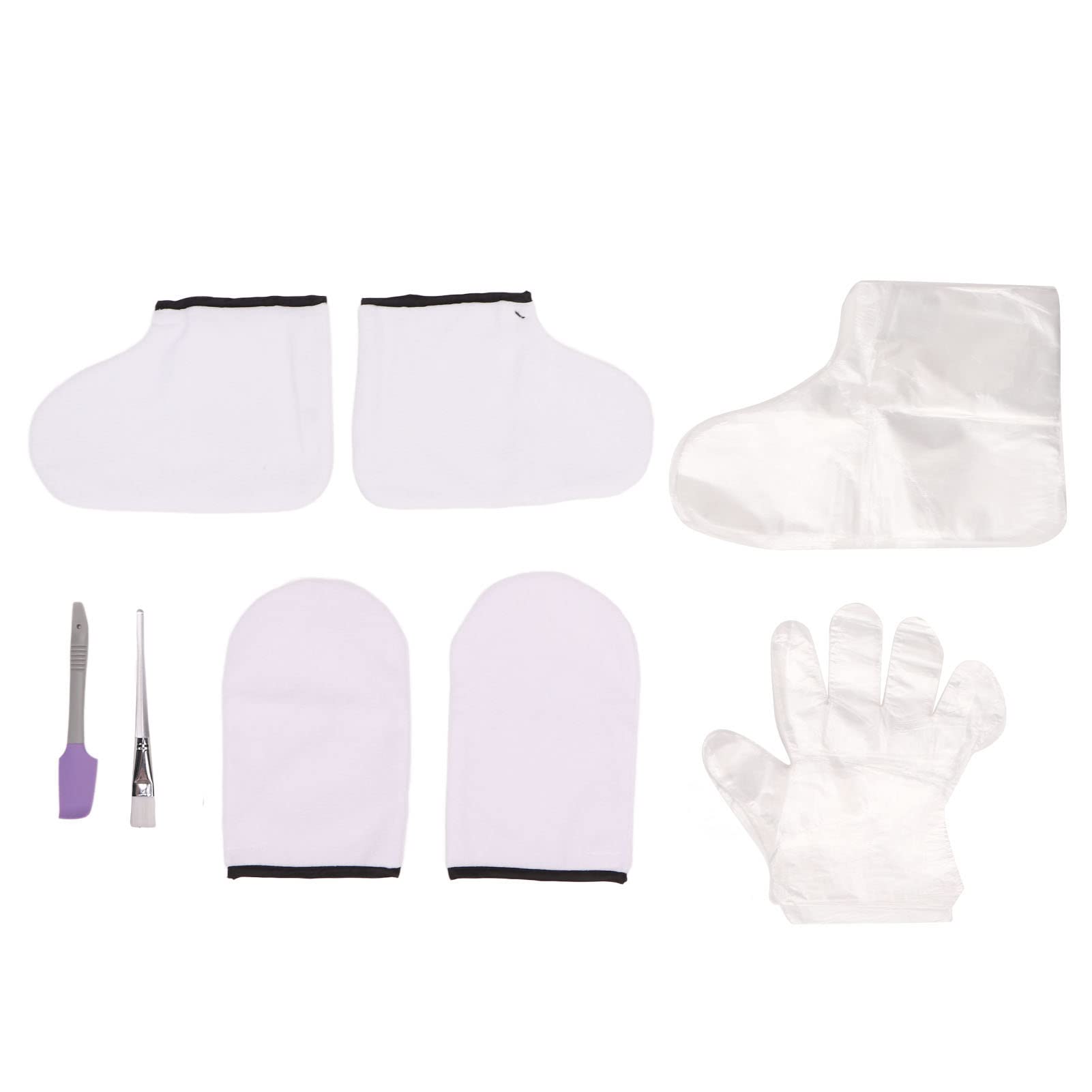 Premium Cotton Moisturizing Gloves for Dry Hands & Eczema Reusable WashableOvernight Lotio Glove Foot Cover, Sleep & Spa Treatment Wax Gloves Set for Women & Men