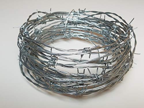 Real Barbed Wire 25ft 18 Gauge - Great for Crafts and Fences - Thumbnail 4
