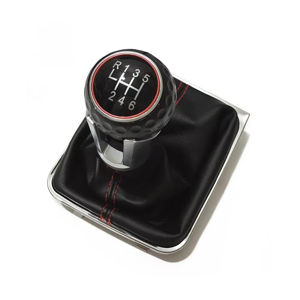 QVQOJCTH Auto Accessory 12mm 5 6 Speed Gear Shift Knob for Passat B6 Golf 7 Mk7 GTI GTD 2013-2018(6 Speed for Golf 7)