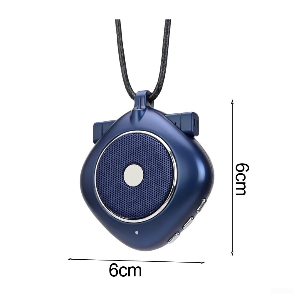 Altoparlante wireless portatile con tecnologia di traduzione live AI | Traduzione AI in tempo reale, supporta più lingue, uscita vocale chiara, connettività wireless, essenziale da viaggio (blu)