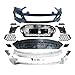 New Front Bumper Cover Assembly with Grill for 2018 2019 2020 Audi A5 Upgrade To RS5,Not fit if the original car is RS model - Front Body Kit w/Grille