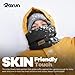 ROXUN Winter Neck Gaiter, Neck Warmer Cover Ski Gaiters for Men/Women Fleece Thick Elegant Stylish Black