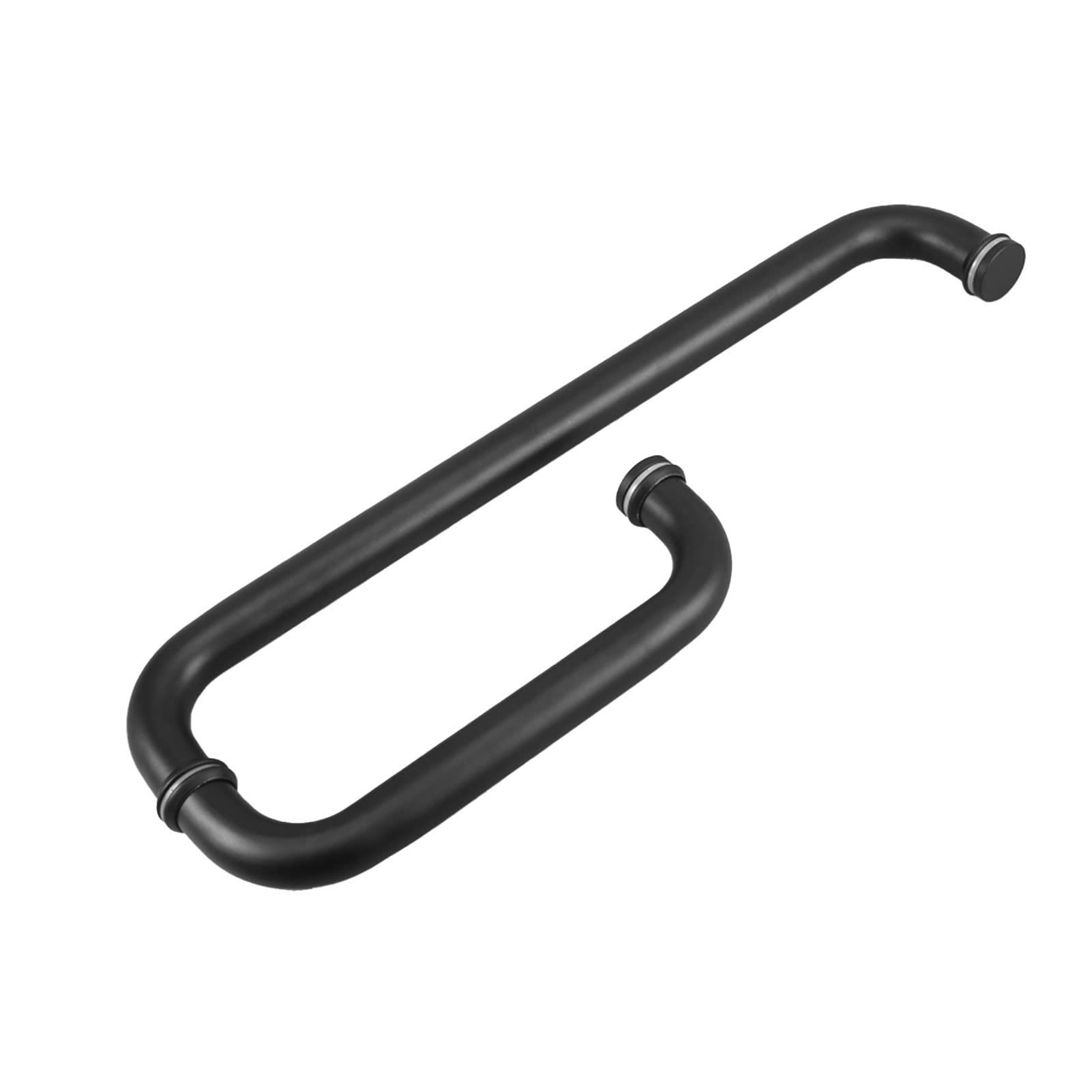 Wdsopk Stainless Steel Door Handle, Shower Room Push-Pull Door Handle, Glass Door Handle For Bathroom, Hole Center Spacing 425Mm+225Mm