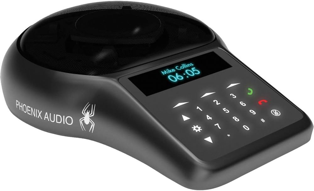 Phoenix Spider MT502 - USB & PSTN Speakerphone - 360º 16sqft of Coverage, Daisychain 15 Units. Perfect for Zoom Rooms, Huddle, Conference, Classrooms