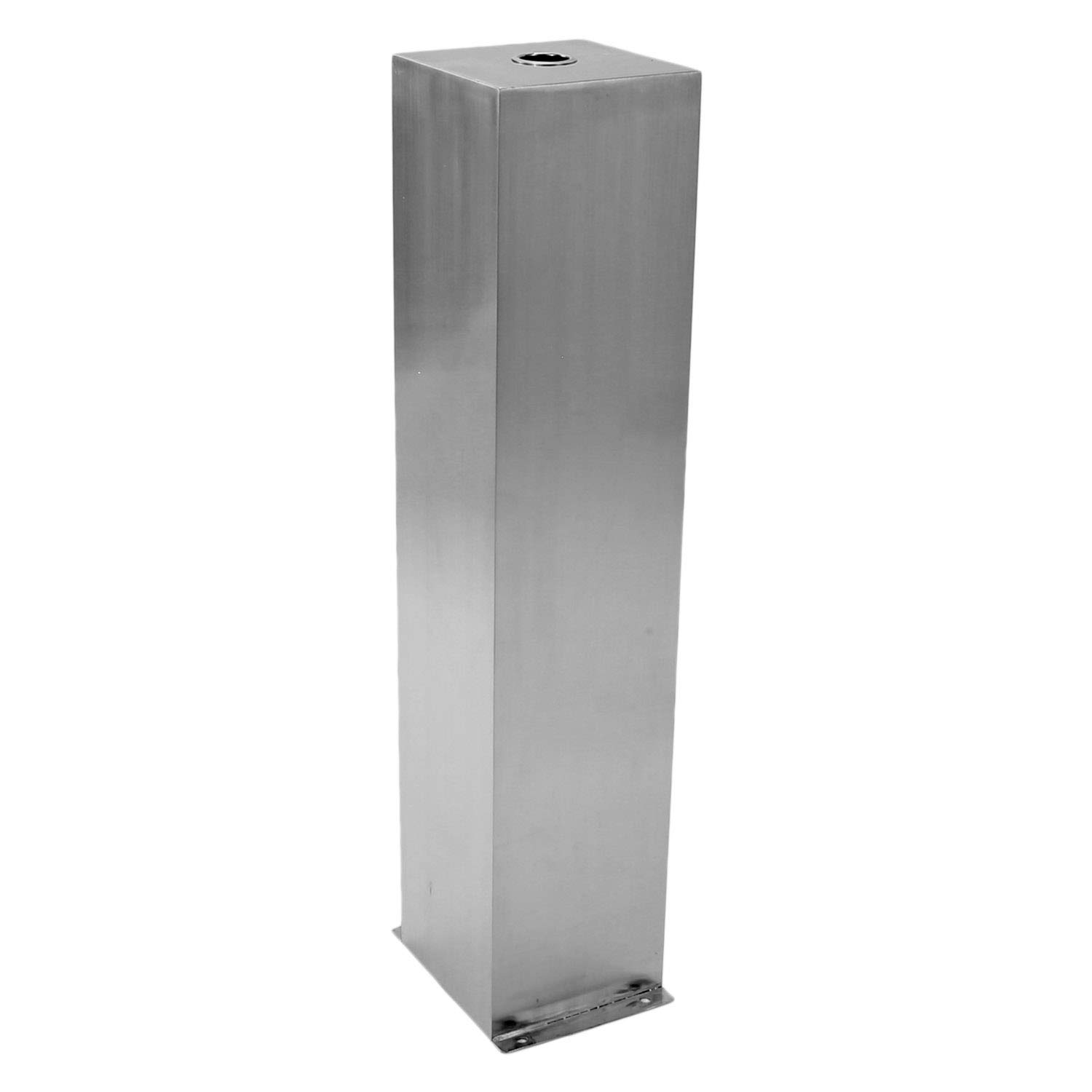 CLGarden Edelstahl Element Säule 50cm eckig Edelstahlsäule für DIY Garten Brunnen Springbrunnen