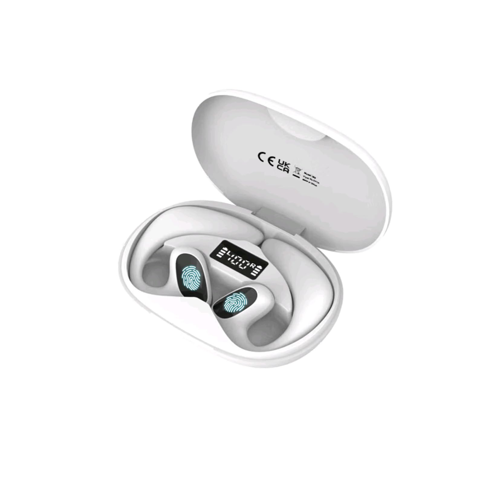 Language Translation Earbuds, 144 Languages & Accents BT 5.3 Translator Earbuds, Noise Cancelling Real Time Translator Earphones for iOS 9.0+ & for Android 5.0+