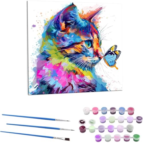 lR`E G Paint by Numbers hG Lbg l ʂ肦 lphGLoXNtg  LoXA[g uVƃANG̋, ItBX CeA rO, ւ̃Mtg 30x30cm (t