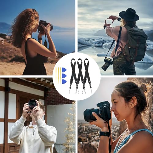 Correa para prismáticos, correa para el cuello de la cámara | Cómoda correa de bolsa antideslizante, multifuncional para cámara ergonómica, binoculares, accesorios de viaje para senderismo, compras - imagen 4