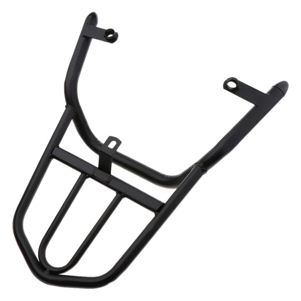 gazechimp Support De Support De Support De Porte-Bagage Arrière pour Scooter Yamaha, Argent/Noir - Noir