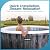 JLeisure Greywood 65 Inch 3 Person Round Inflatable Hot Tub Spa with Control Panel, Floor Protector, and Portable Hot Tub Cover, Gray