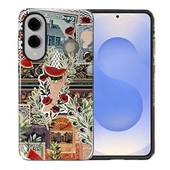 Vintage Floral Olive Trees Collage