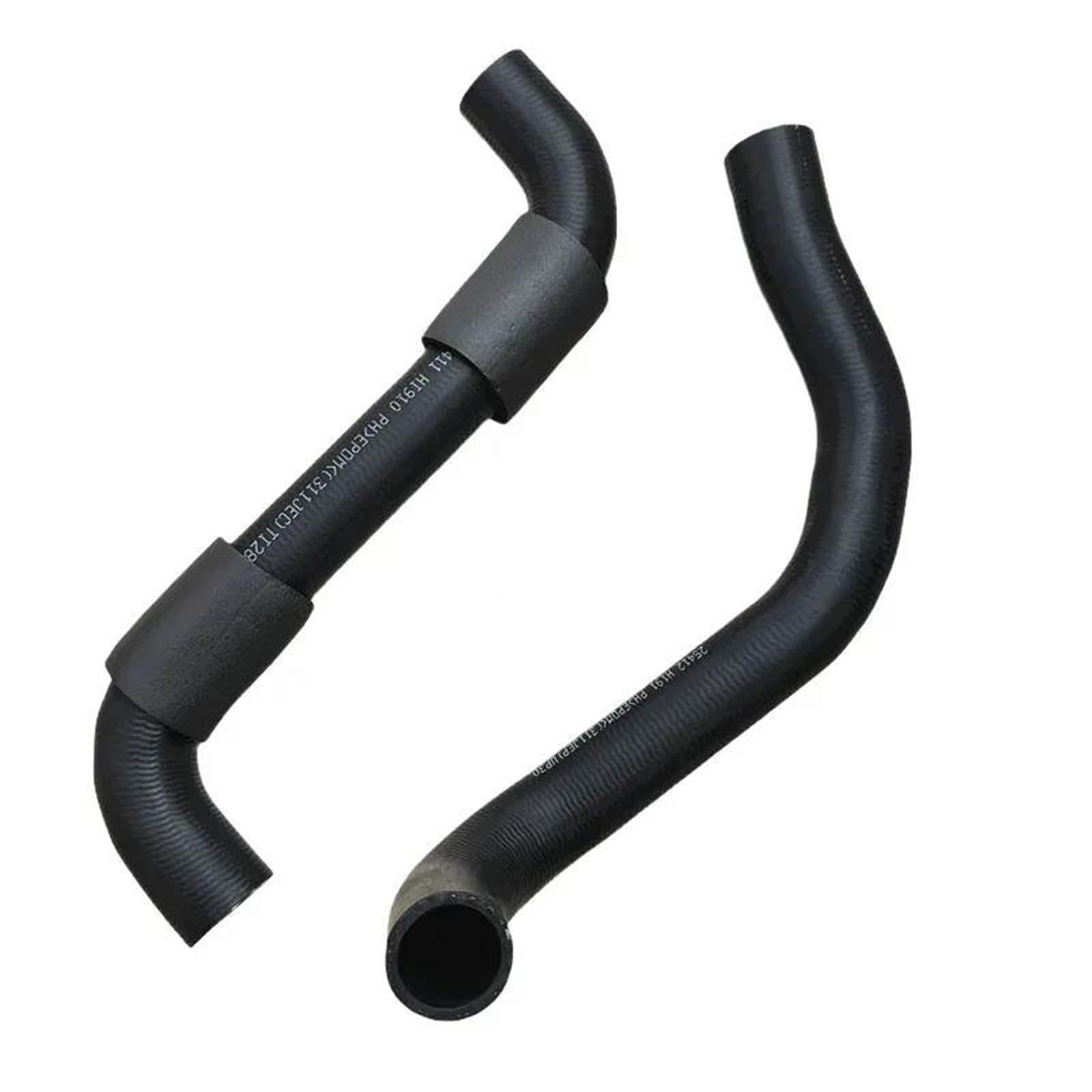 Coolant Radiator Hose Compatible with Hyundai for Terracan 2.9 Hose Radiator Inlet Hose Radiator Lower Engine Water Tank Radiator Water Pipe 25411h1910 25412h1901(Set)