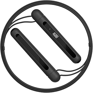 CLISPEED jump rope electronic counting jump rope black jump rope jump rope for fitness athlete jump ropes skipping rope for exercise electronic jump rope skipping rope for game USB