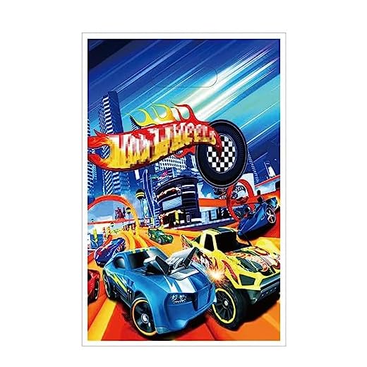 30pcs Hot Wheels Birthday Party Gift Bags Candy Bags Goody Bags ,Monster Truck Hot Wheels Cars Birthday Party Supplies Decorations (Bags30)