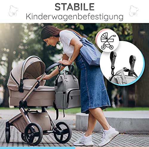 Brombär Wickelrucksack in verschiedenen Farben (Grau) – Bild 5