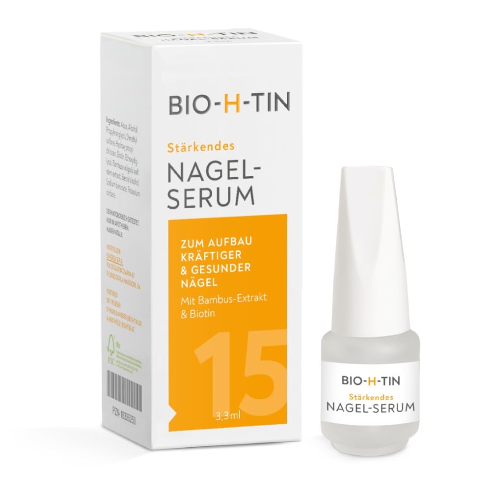 BIO-H-TIN Stärkendes Nagel-Serum: Für kräftige, widerstandsfähige und elastische Nägel, 3.3 ml Lösung