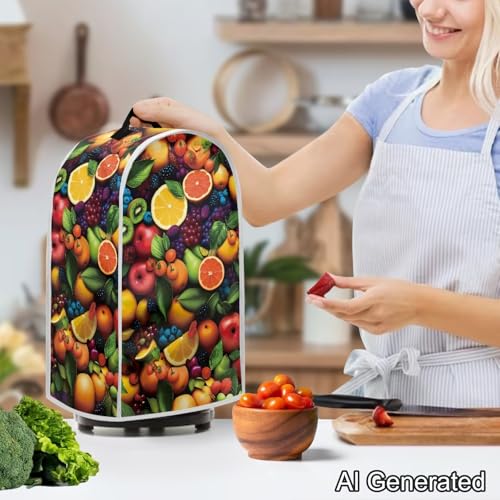 Image of Vagetable Blender Dust Cover, Anti Fingerprint Polyester Stand Mixer or Coffee Maker Appliance Protector, Machine Washable Blender Cover for Kitchen Appliance